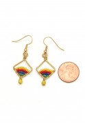 Tiny Rainbow Drop Earrings